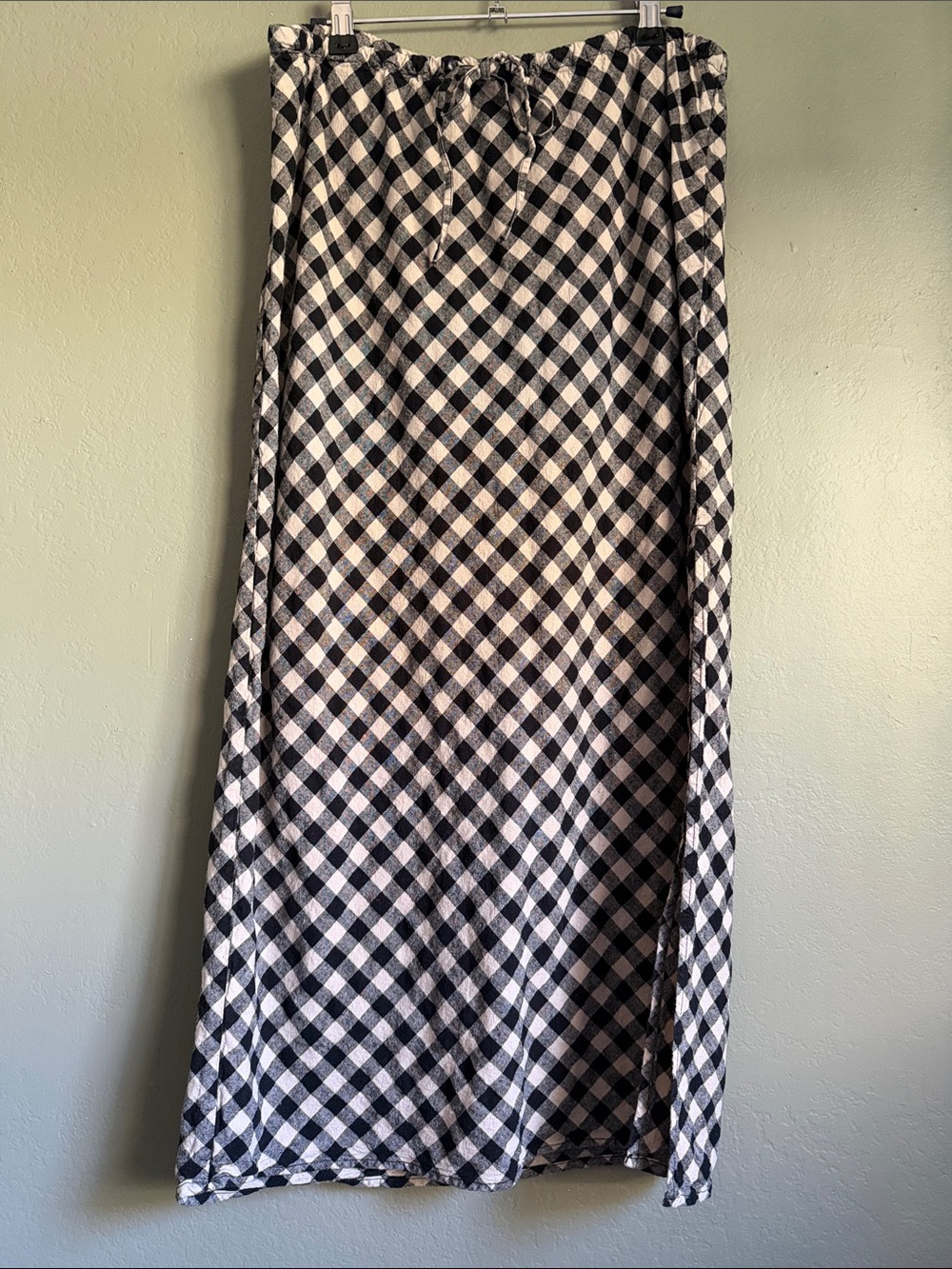 GAP Black and White Gingham Skirt